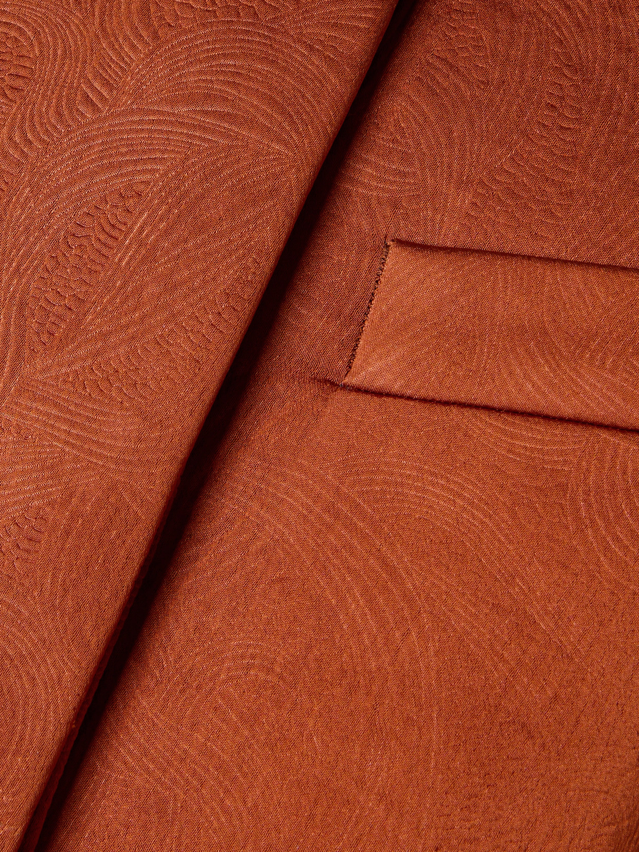 Dries Van Noten Embossed Crepe Blazer In Brown