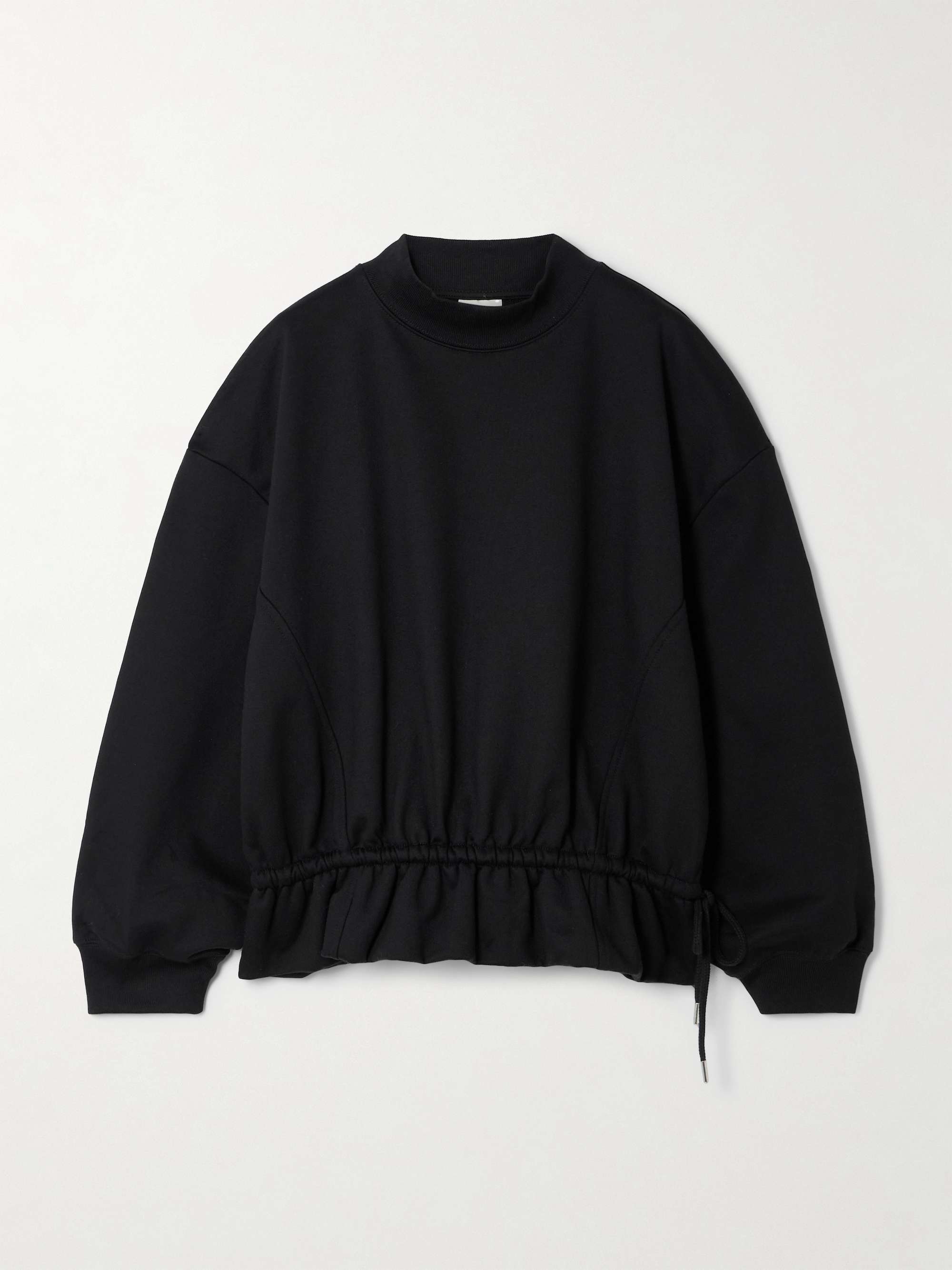 DRIES VAN NOTEN Cotton-jersey peplum sweatshirt | NET-A-PORTER