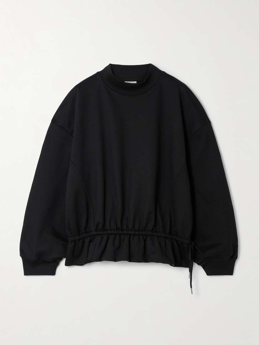 Dries Van Noten Cotton-jersey Peplum Sweatshirt