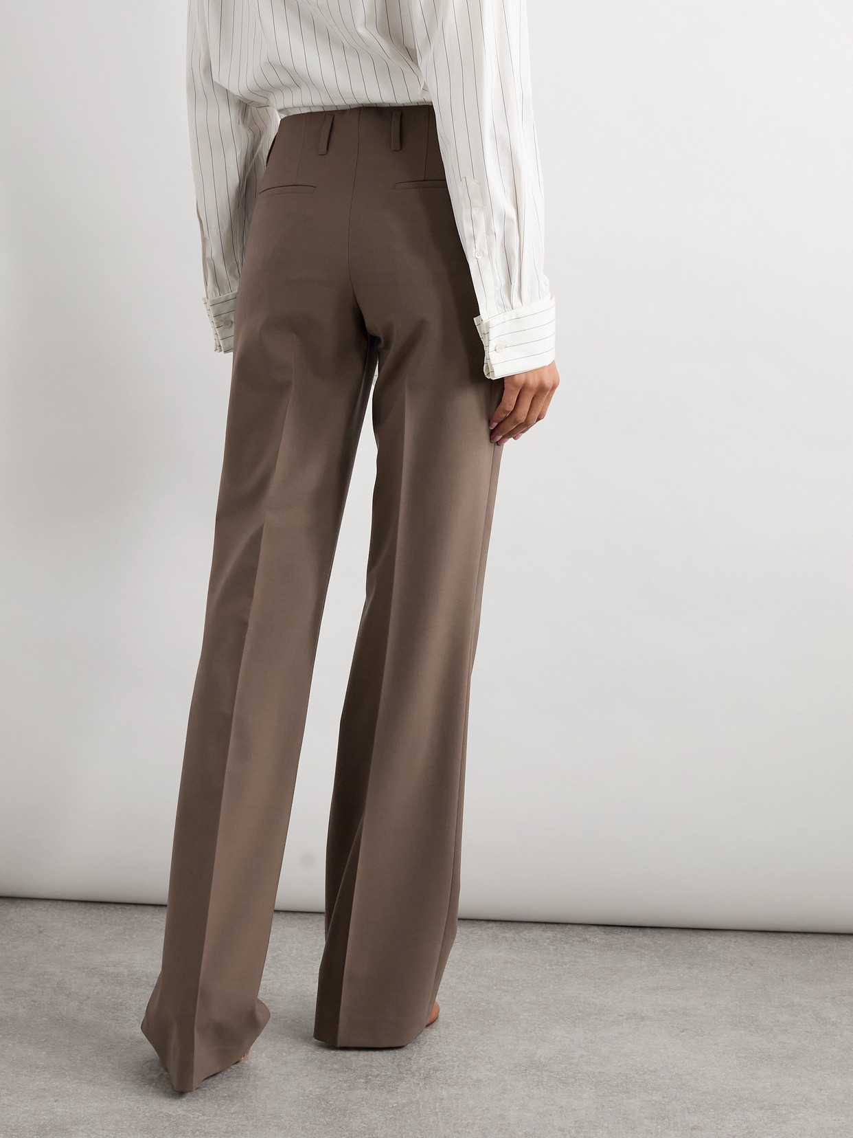 Dries Van Noten Casual Pants With Belt Loops In Brown