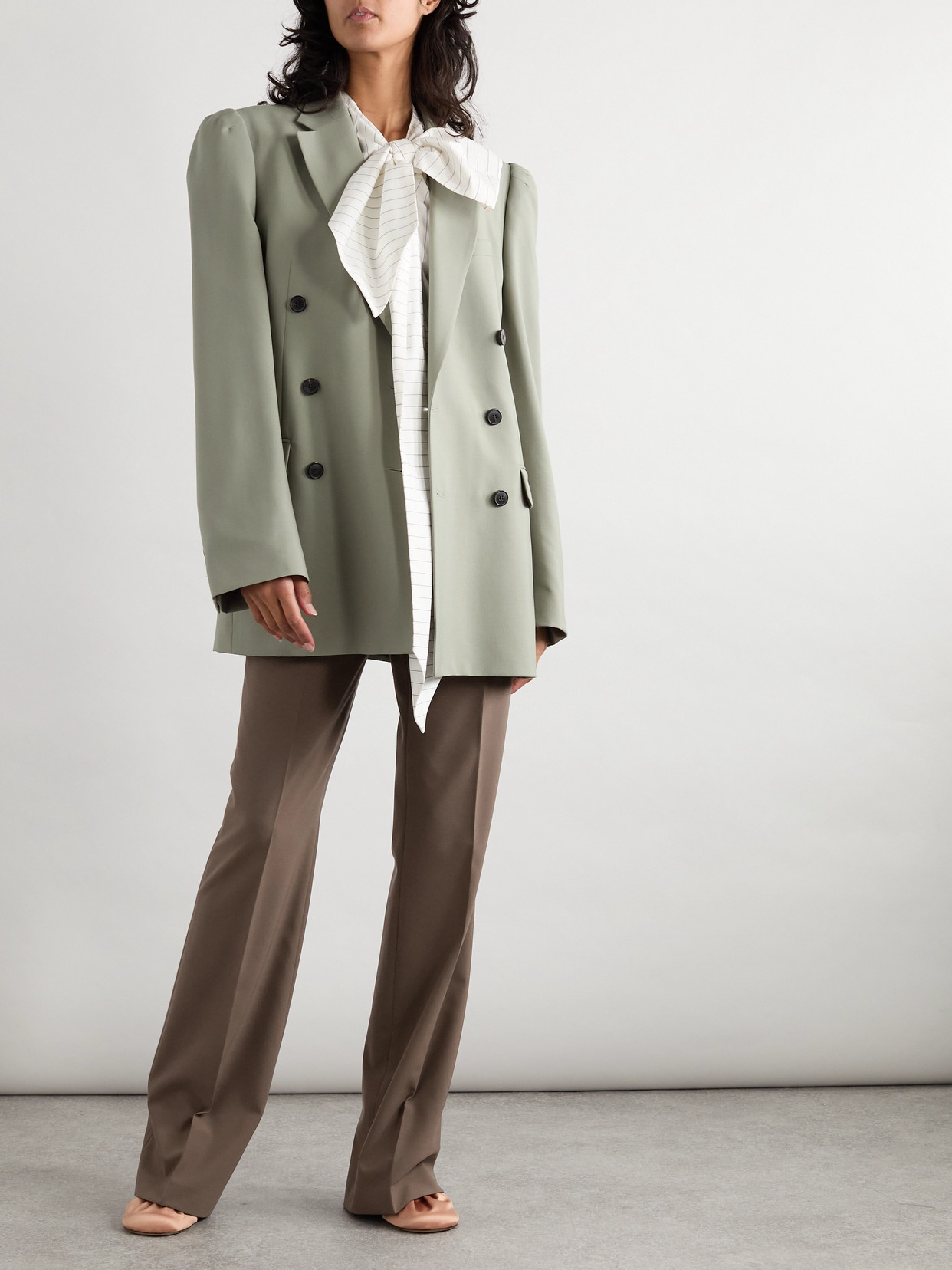 Dries Van Noten Casual Pants With Belt Loops In Brown