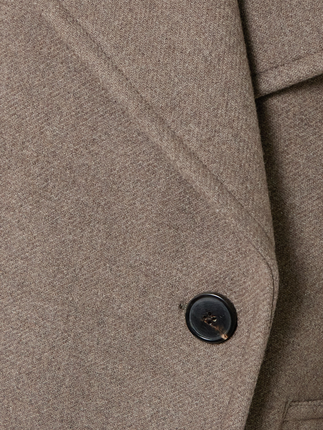 Oversized Wool-Blend Double-Breasted Coat
