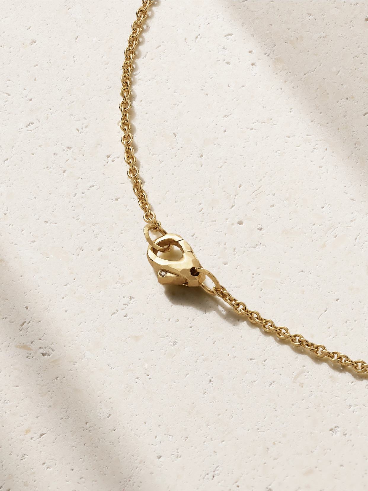 Octavia Elizabeth Nesting Gem 18-karat Gold Diamond Necklace In Gold