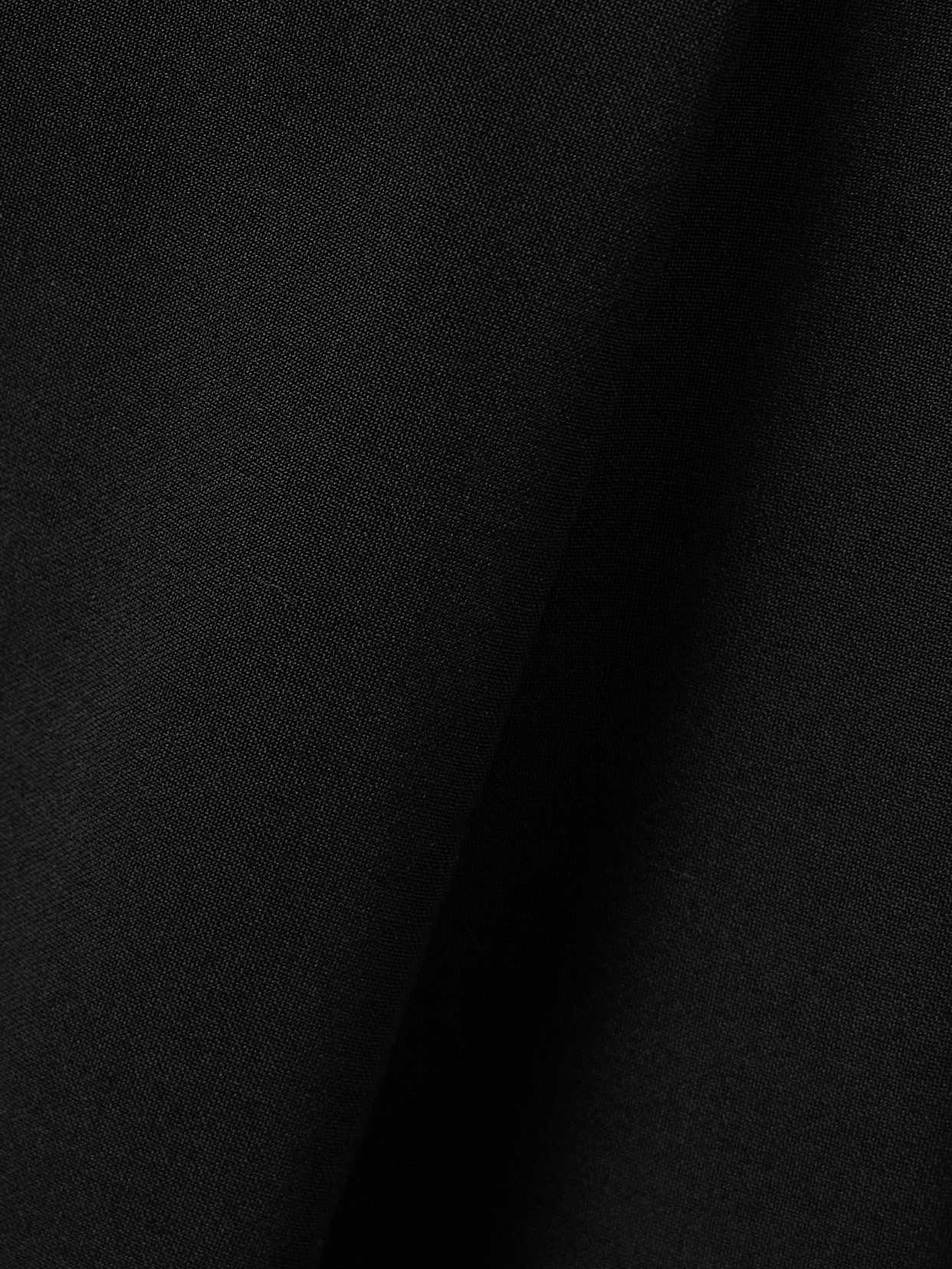 Tibi Mesh-trimmed Crepe Wide-leg Pants In Black