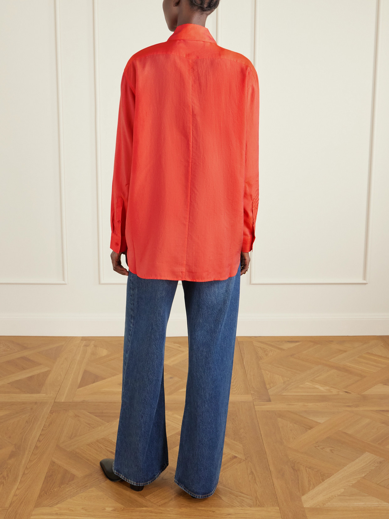 Pintucked Voile Shirt