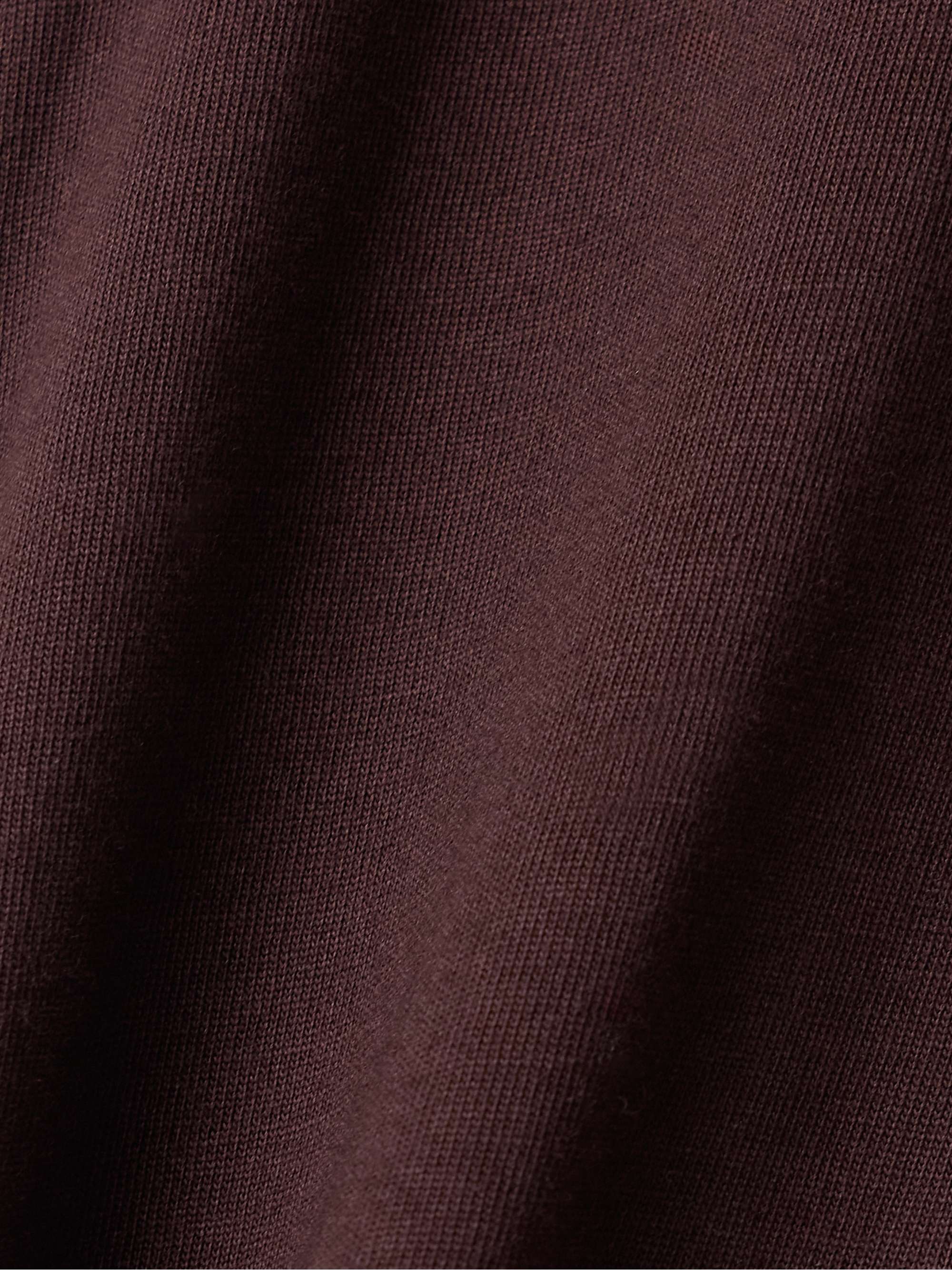 LA LIGNE Belted organic cotton-jersey midi dress