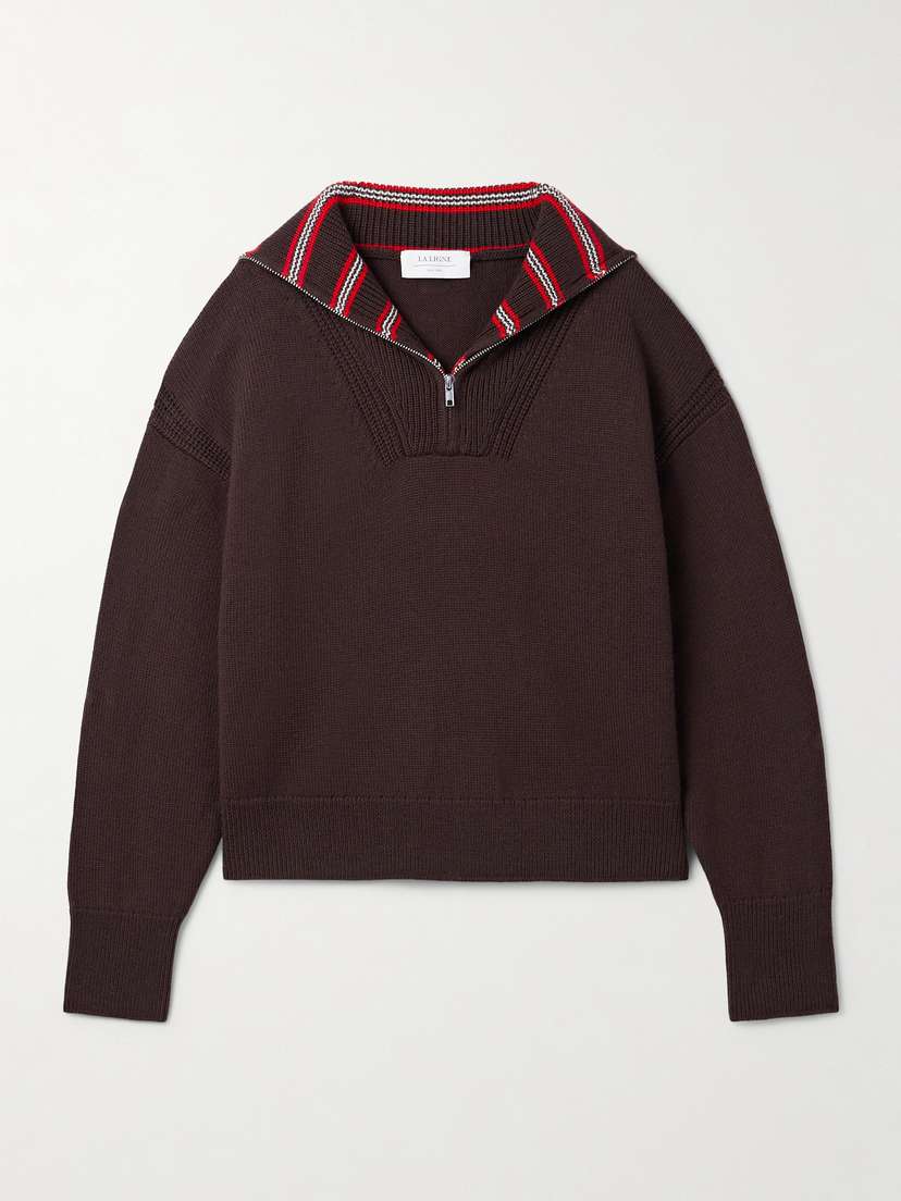 La Ligne Bastien Striped Merino Wool Sweater