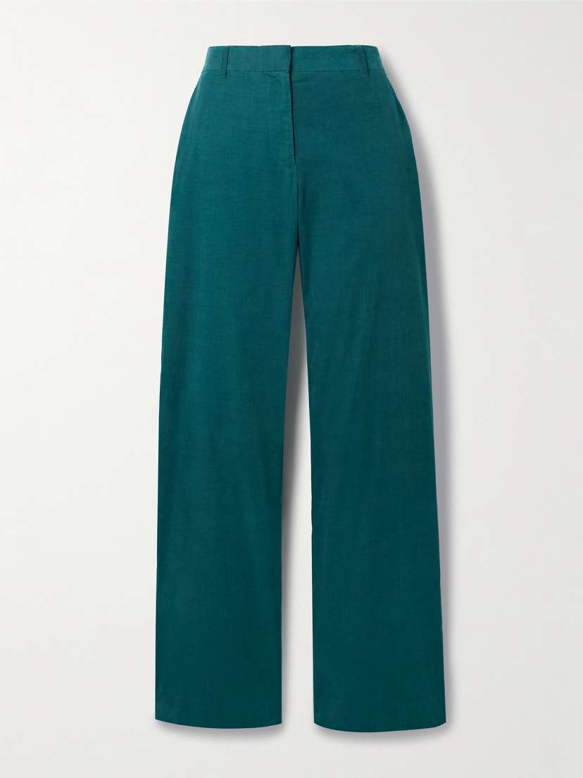 La Ligne Alain Cotton-corduroy Wide-leg Pants