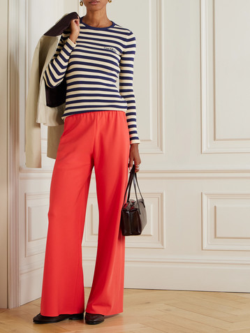 La Ligne Colby recycled-crepe wide-leg pants
