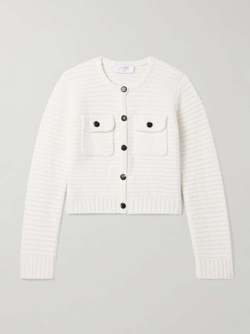 La Ligne Monique Ribbed-knit Cardigan