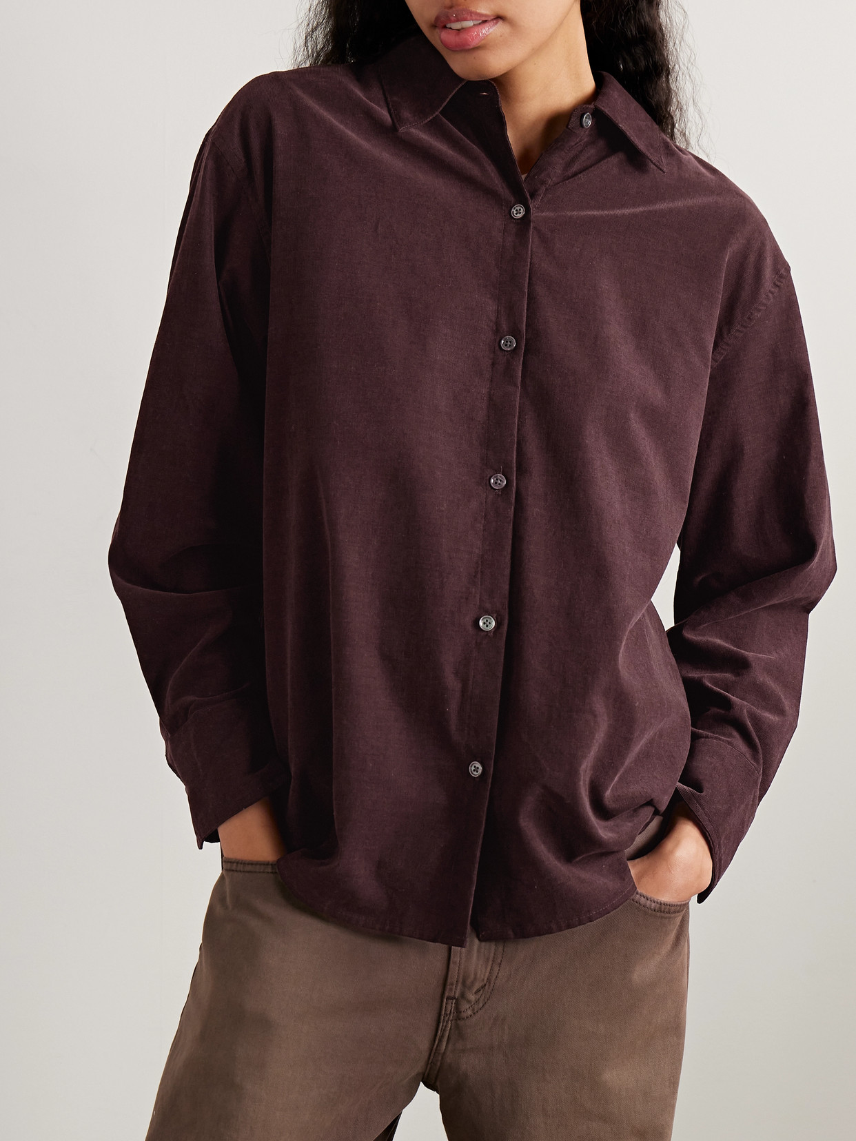 Alain Cotton-Corduroy Shirt