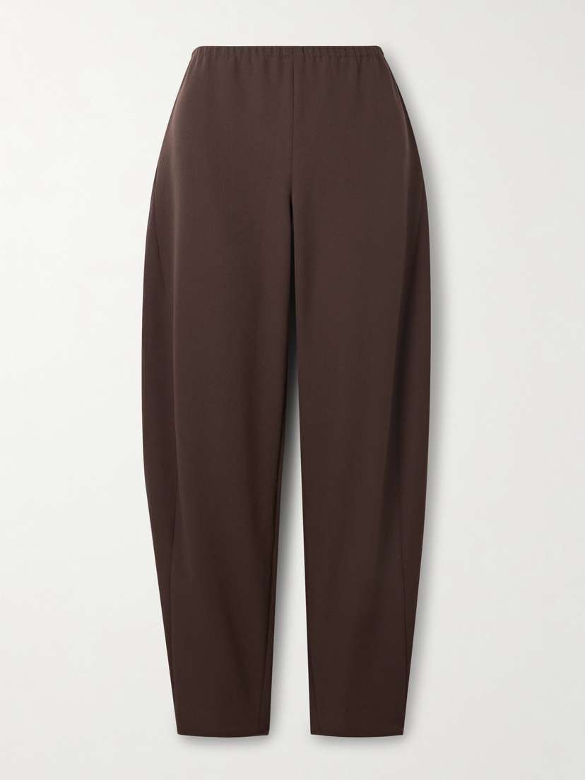La Ligne Colby Recycled-crepe Barrel-leg Pants