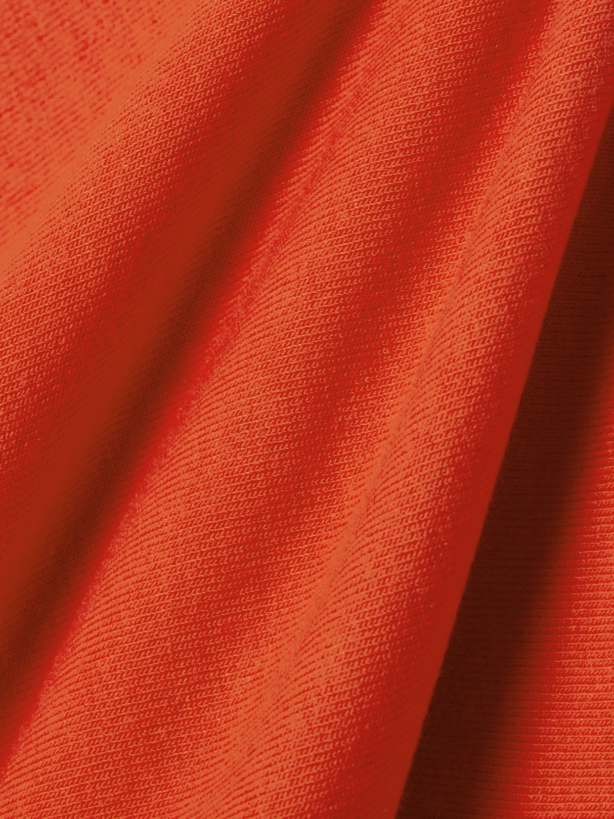 Leset Lauren Strapless Stretch-knit Top In Orange