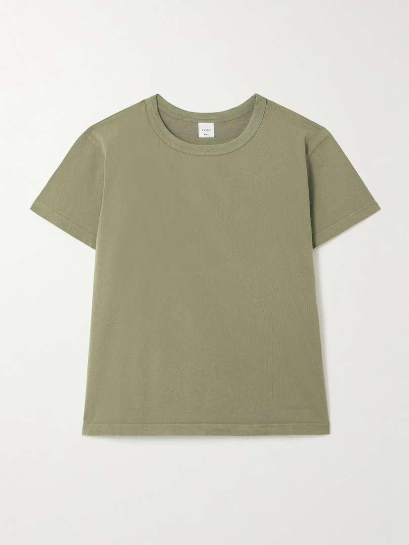 LESET The Margo Cotton-jersey T-shirt