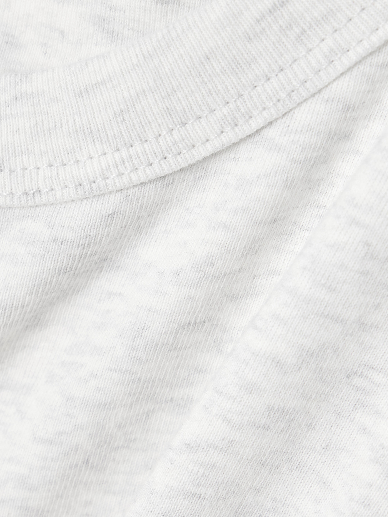 Leset Nando Ribbed Cotton-jersey T-shirt In White