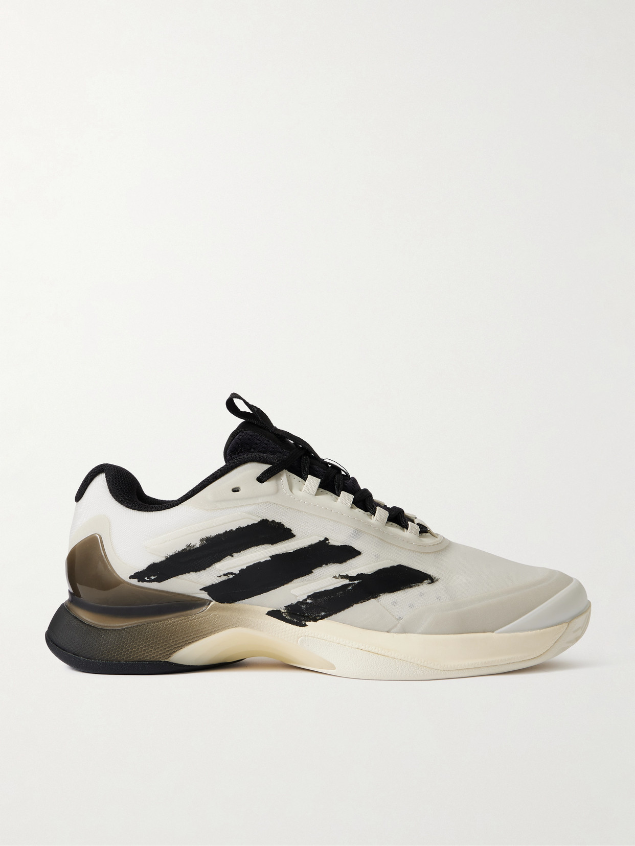 Adidas Originals + Y-3 Avacourt 2 Rubber-trimmed Mesh Sneakers In White