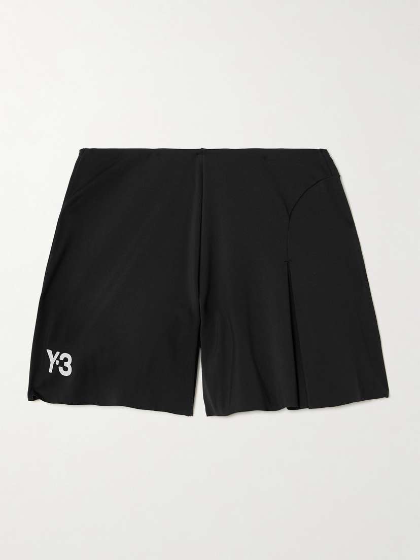 adidas Originals + Y-3 Appliquéd Stretch Recycled-jersey Shorts
