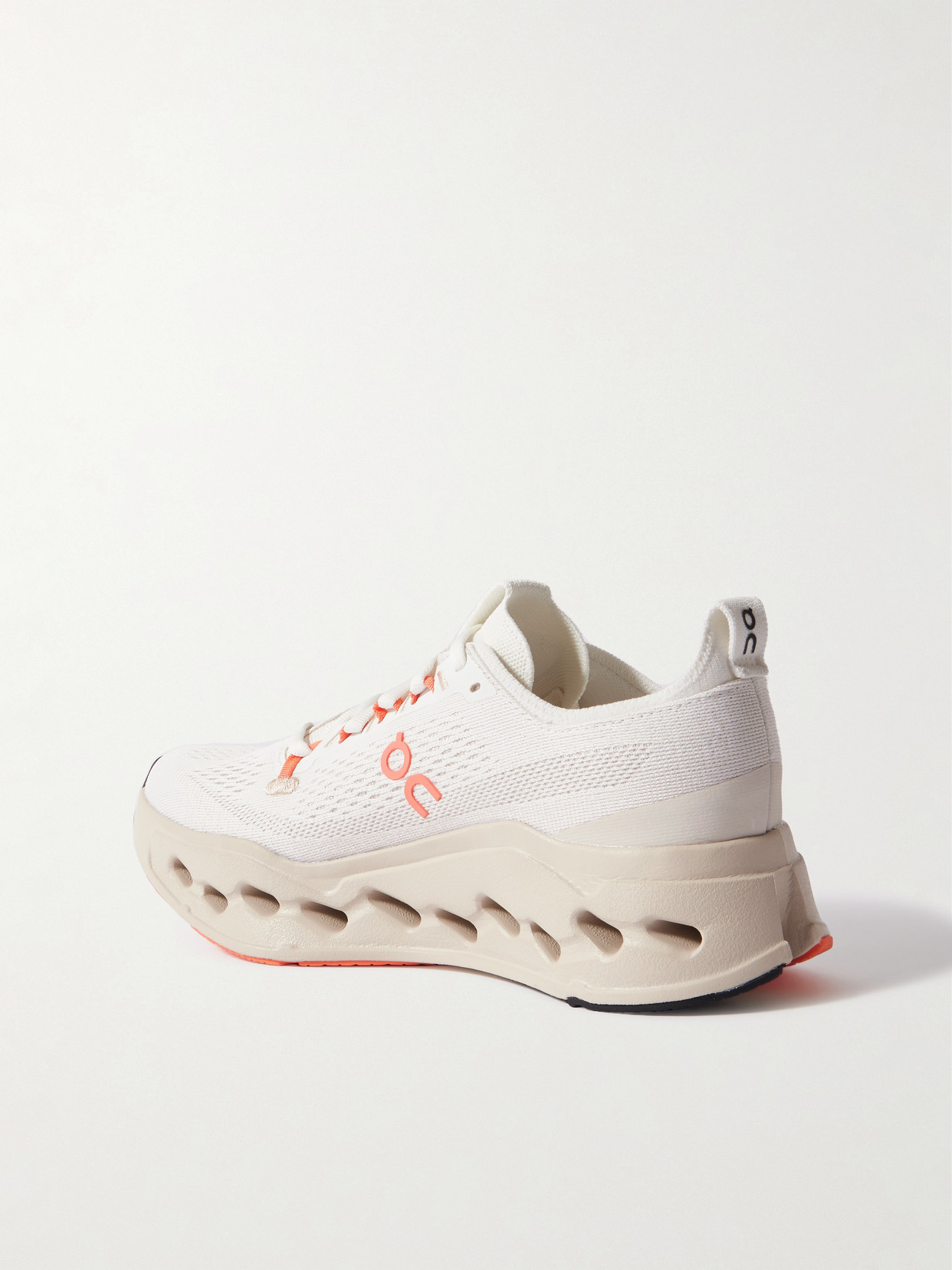 On Cloudsurfer Max Rubber-trimmed Mesh Sneakers In Pink