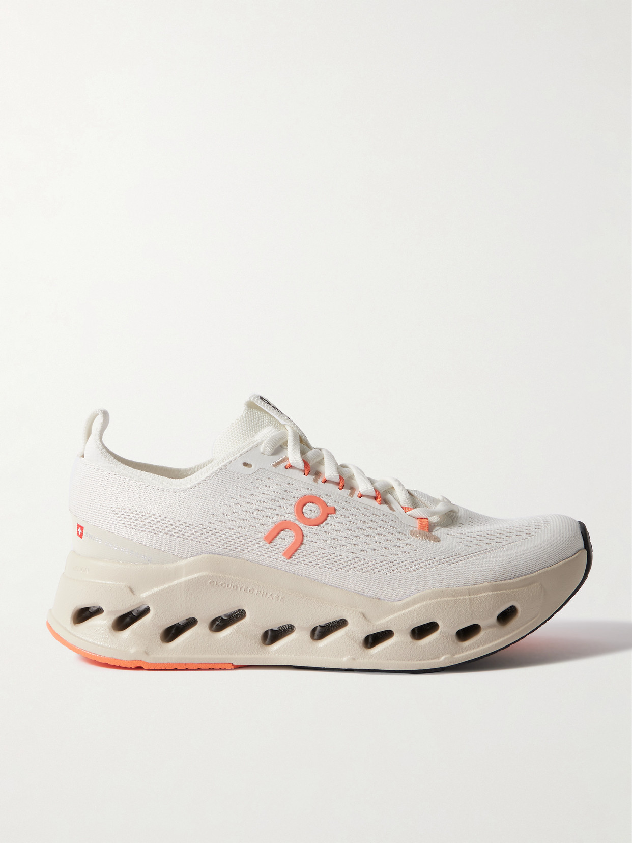 On Cloudsurfer Max Rubber-trimmed Mesh Sneakers In Pink