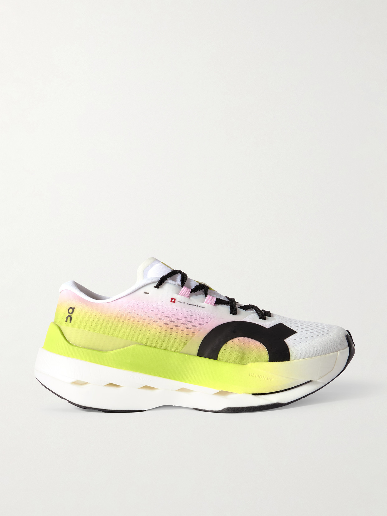 On White & Green Clouboom Max Sneakers In Multi