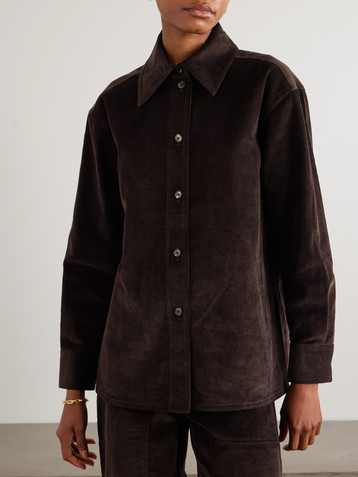 CO Cotton-corduroy shirt