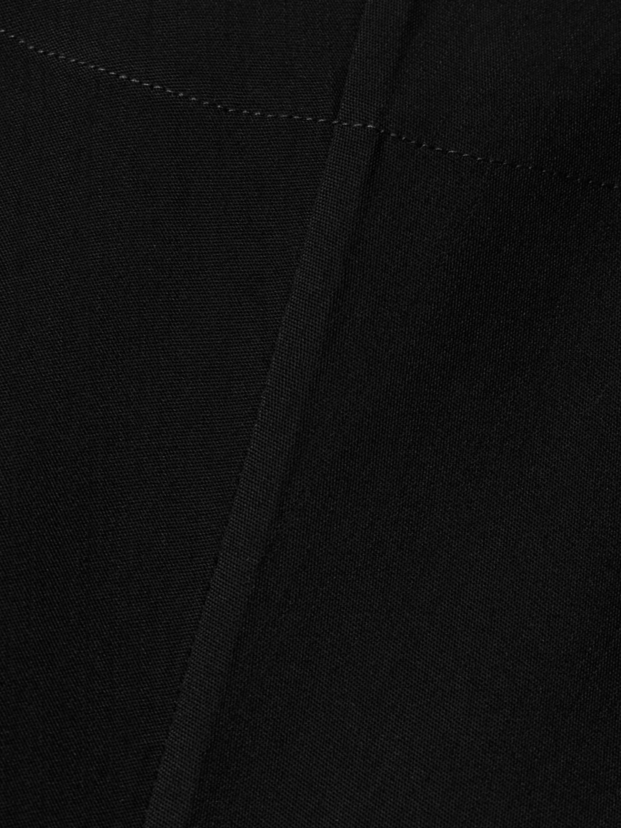 Co Draped Crepe Midi Dress In Black