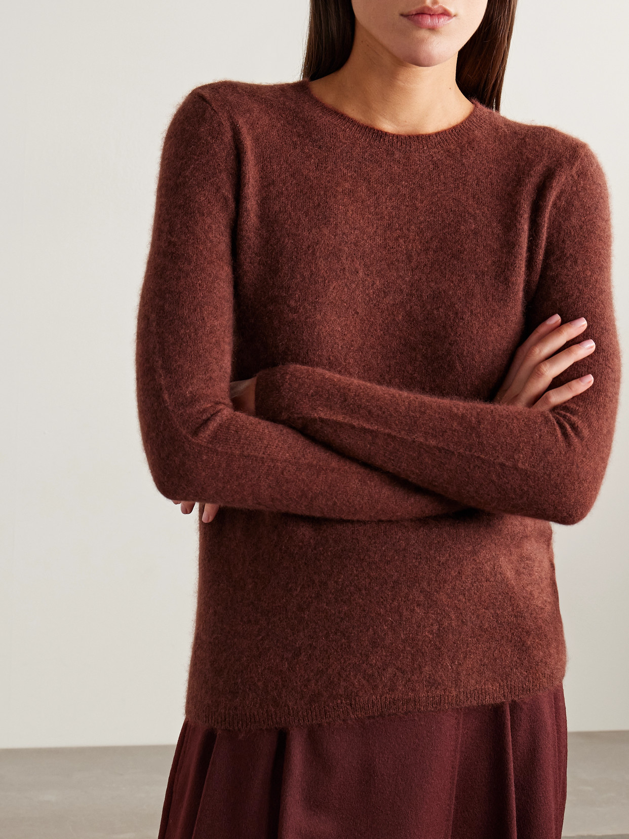 Cashmere And Silk-Blend Sweater