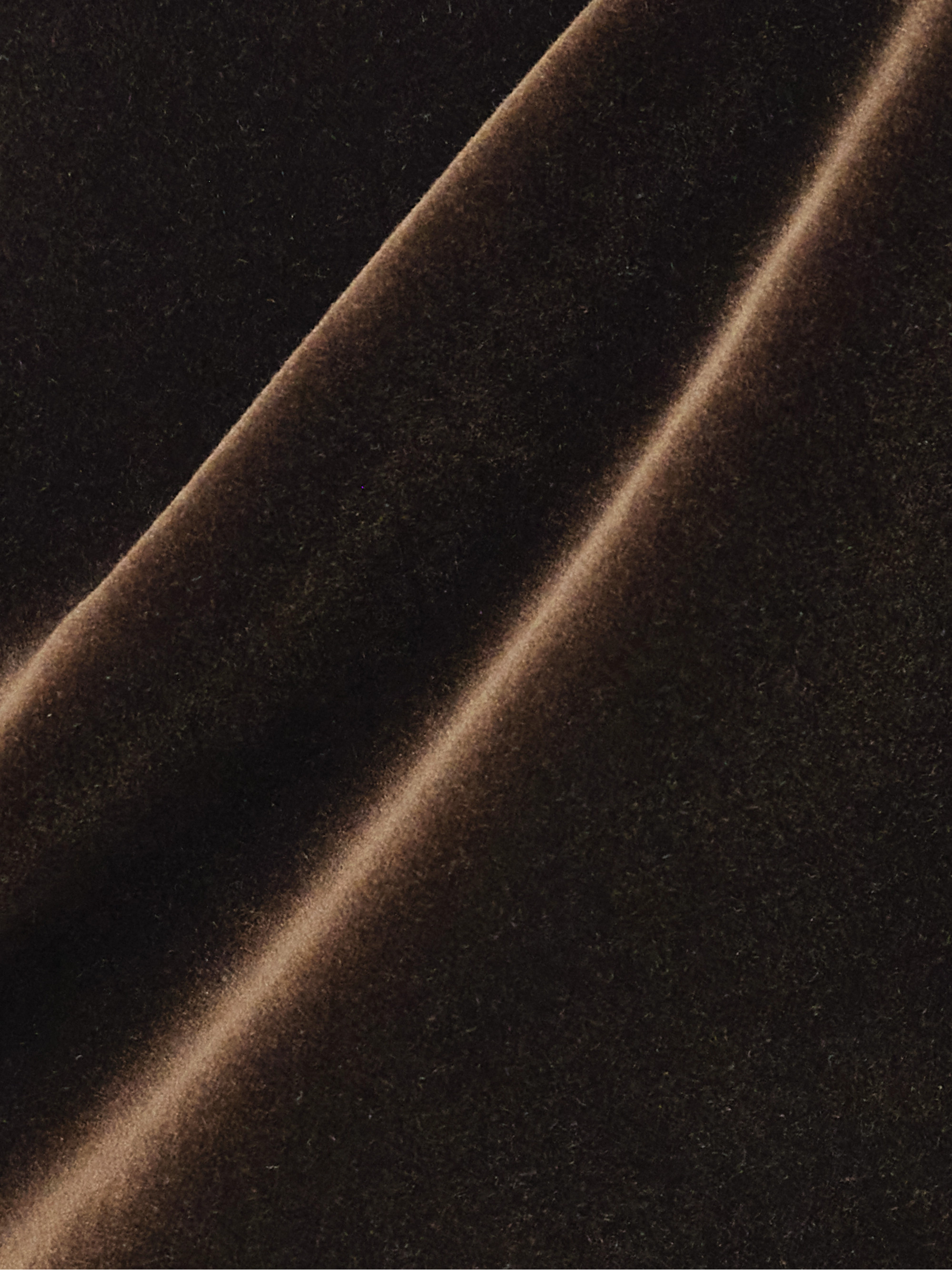 Liberowe Vera cotton-velvet mini skirt