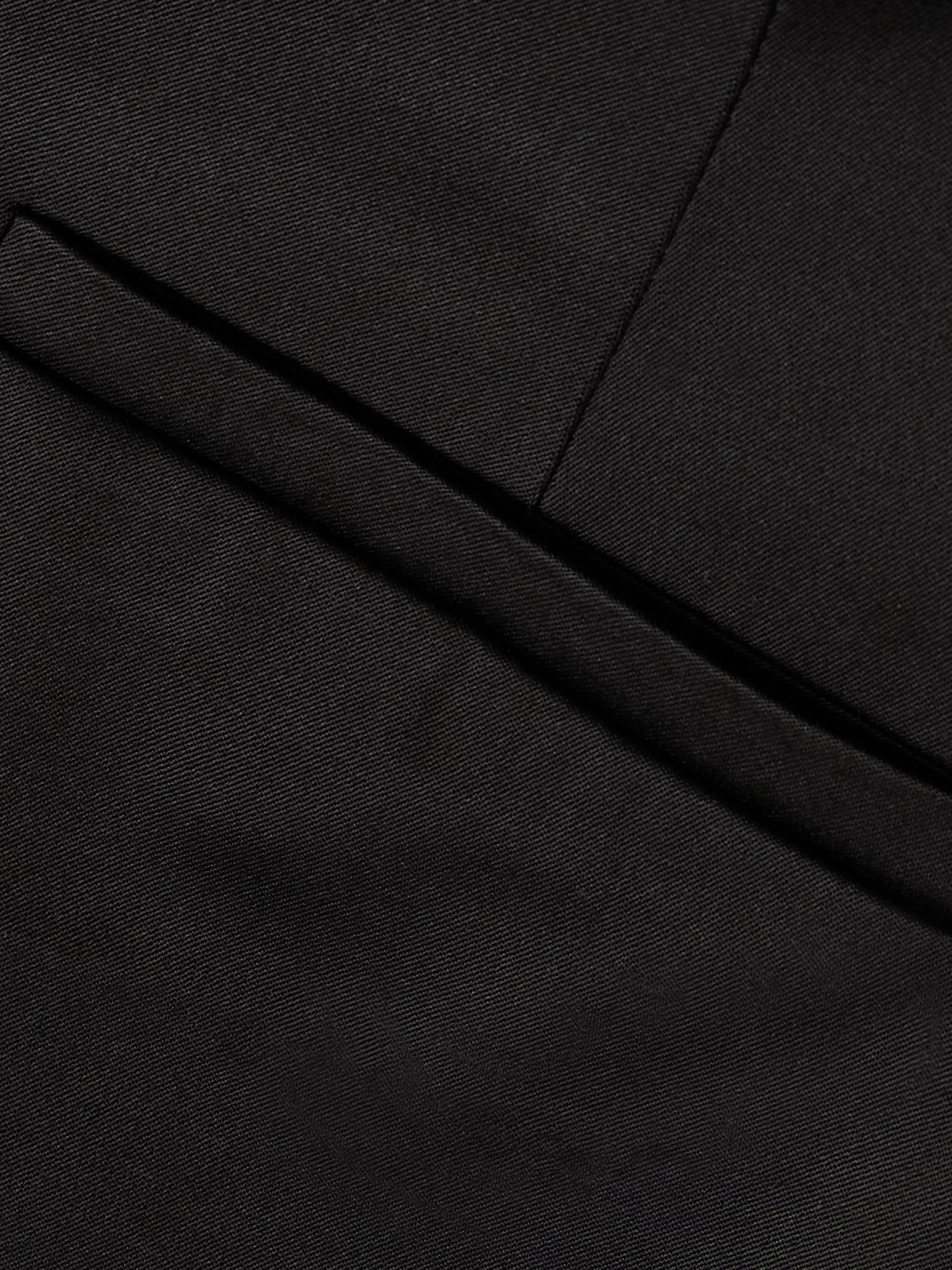 Liberowe Lilian Duchesse-satin Skinny Pants In Black