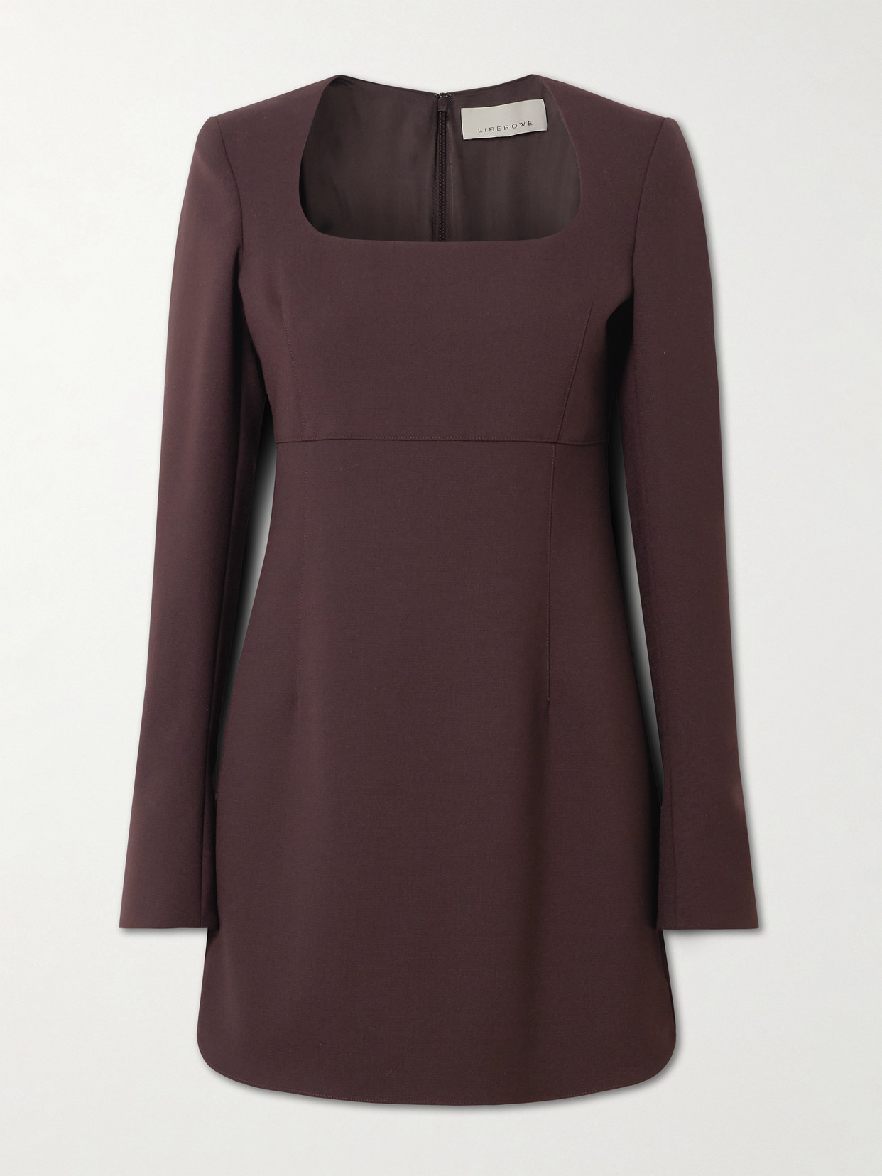 Liberowe Judy Twill Mini Dress In Purple