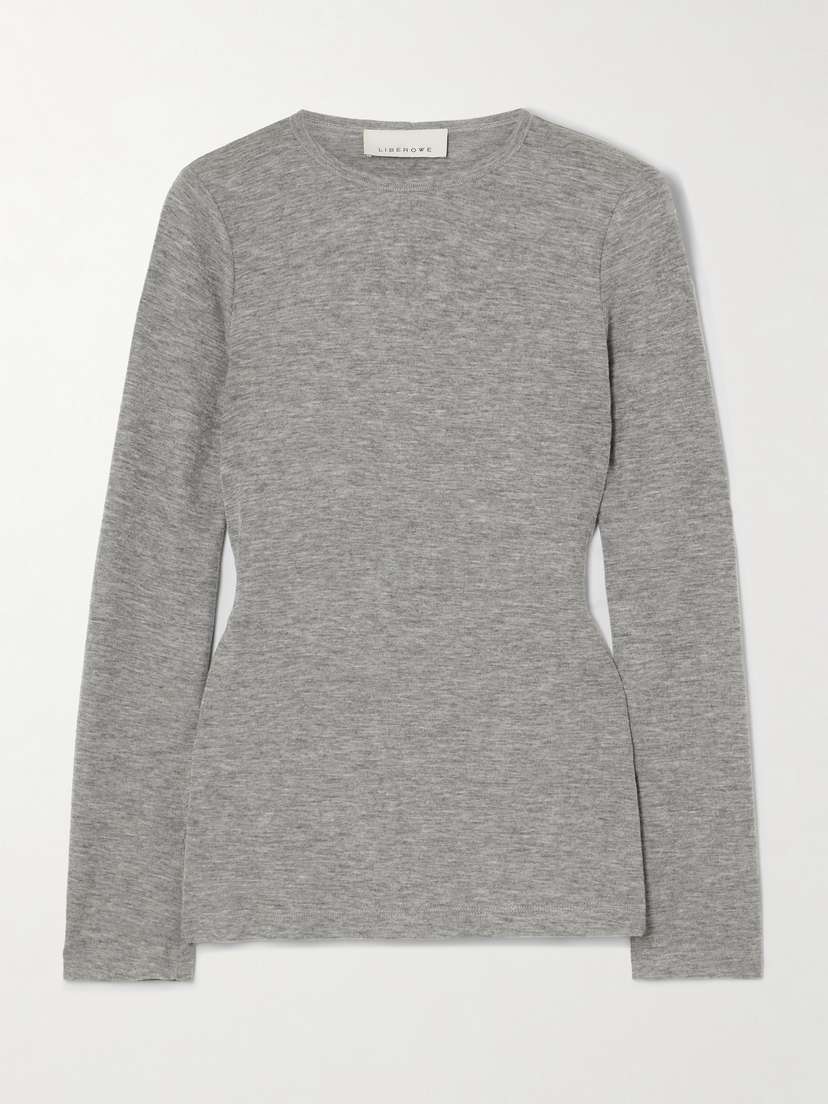 LIBEROWE Stretch-cashmere Top
