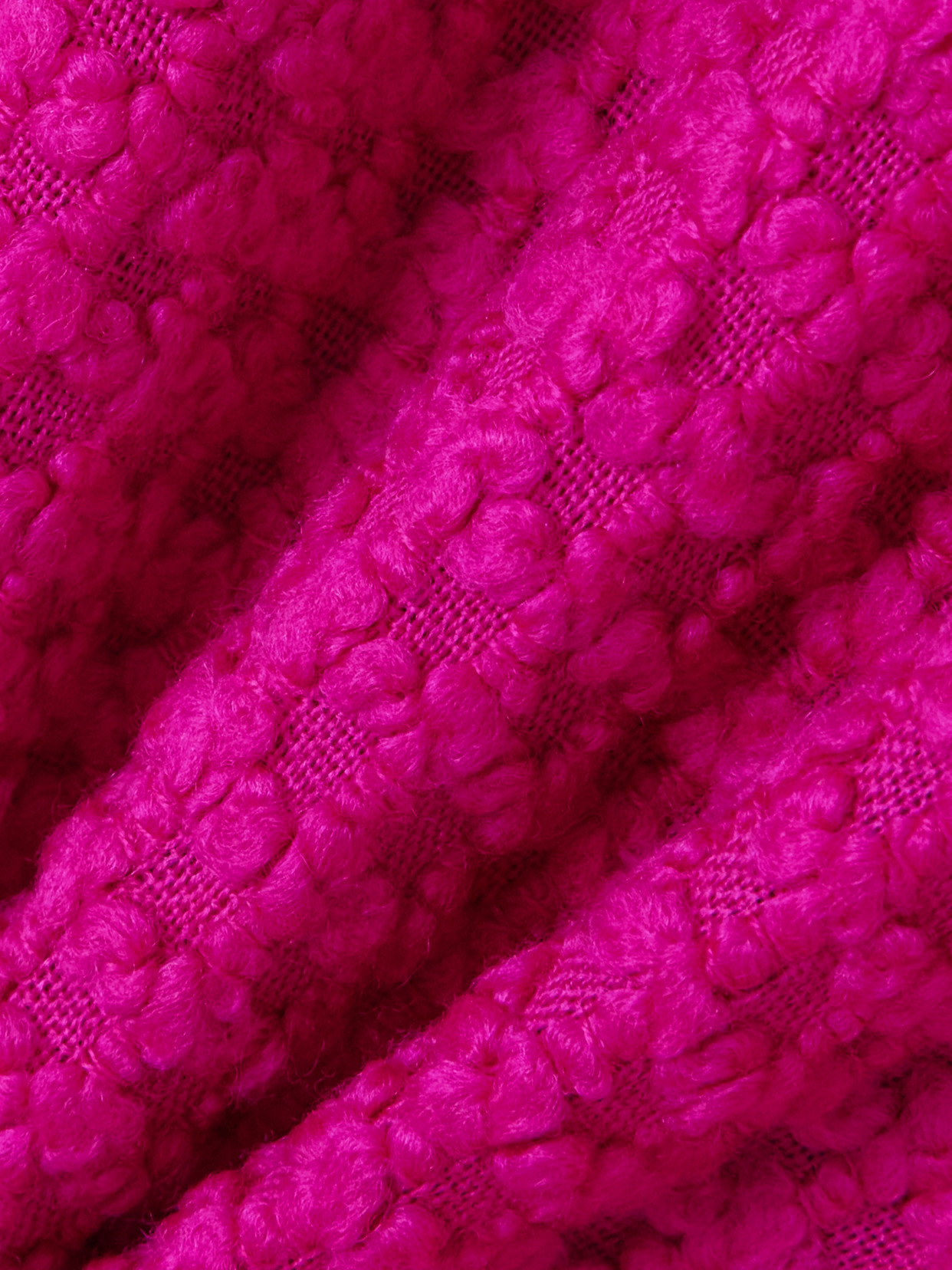 Liberowe Chambers Wool-bouclé T-shirt In Pink