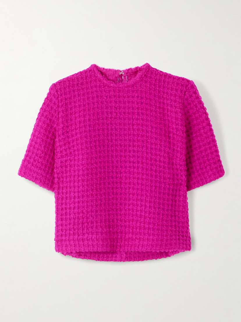 LIBEROWE Chambers Wool-bouclé T-shirt