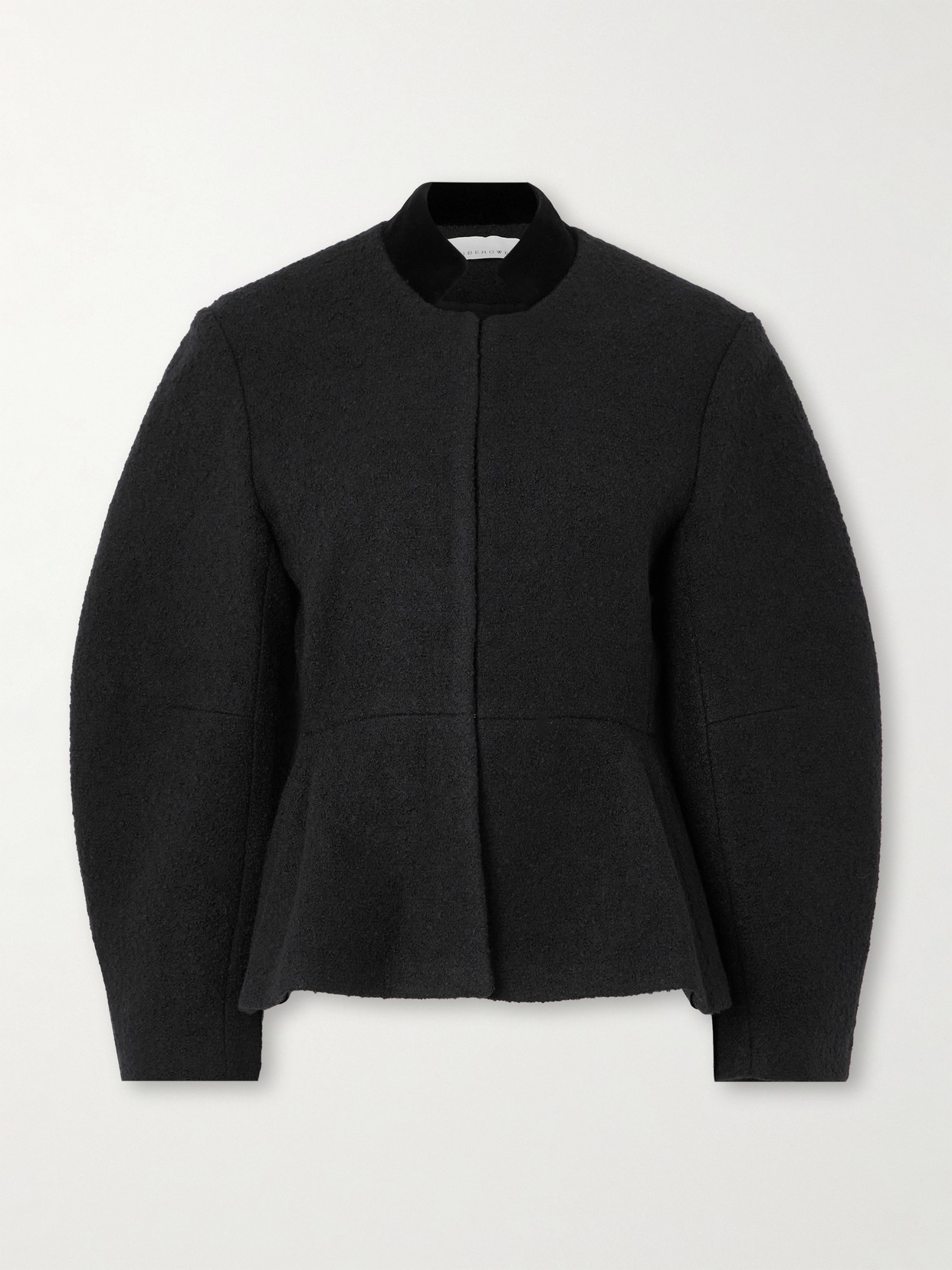 Liberowe Bear Wool-blend Jacket In Black