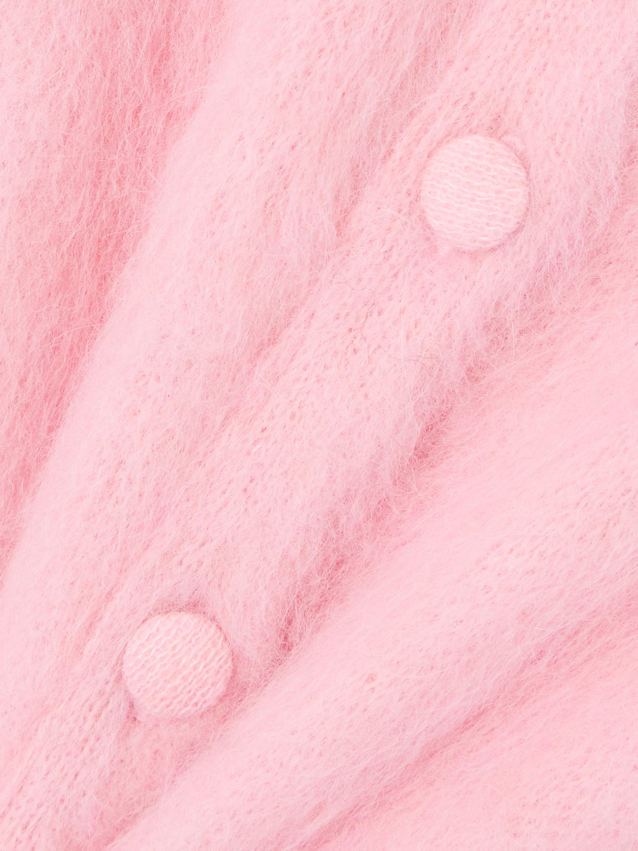 Liberowe Amelie Cropped Brushed Alpaca-blend Cardigan In Pink