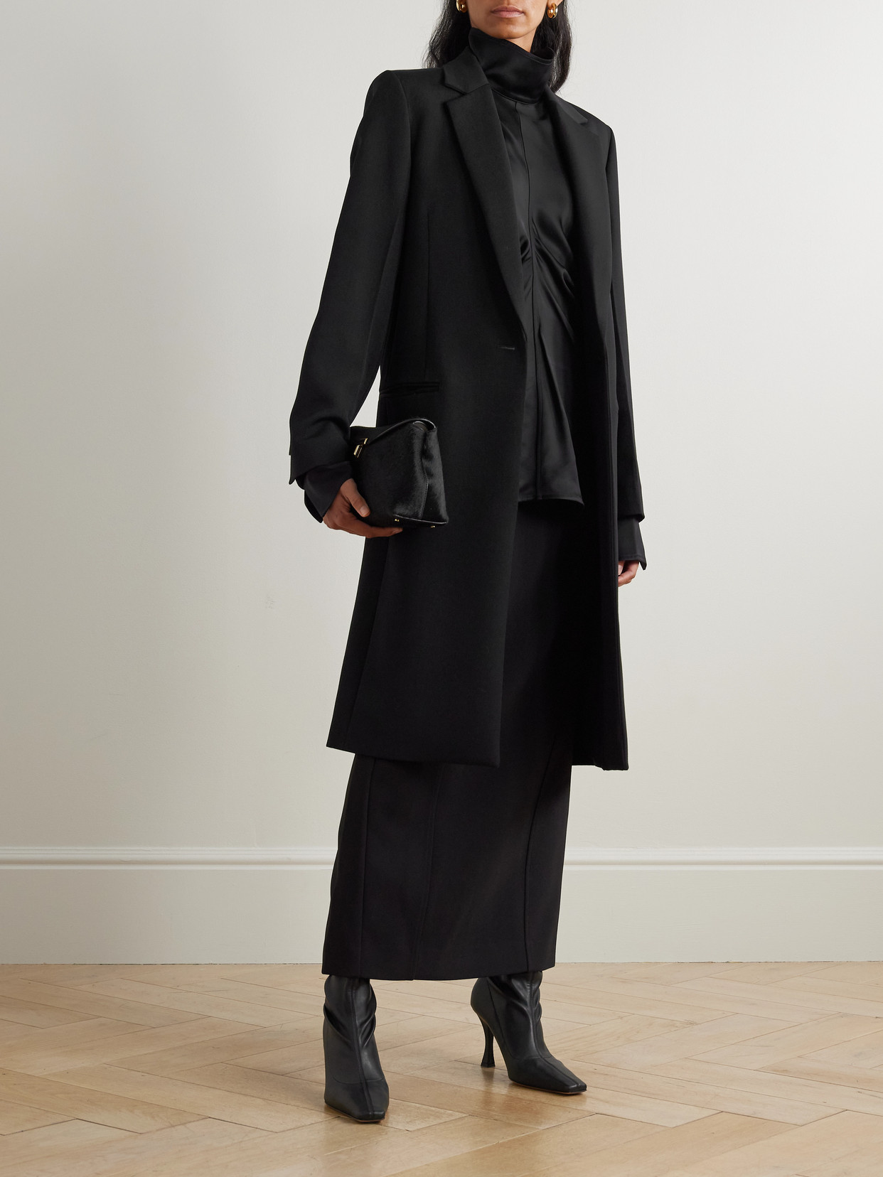Garderob Grain De Poudre Wool-Blend Coat