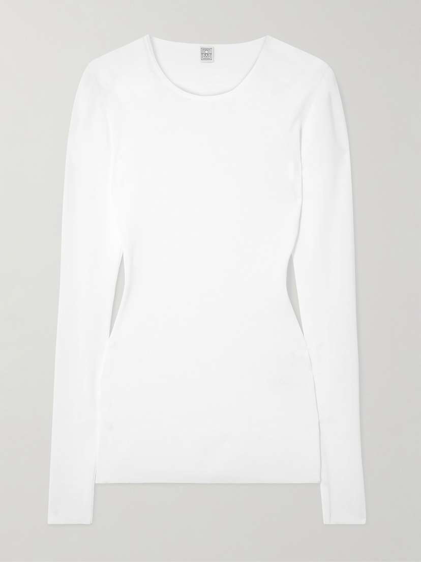 TOTEME Garderob Organic Cotton-jersey Top