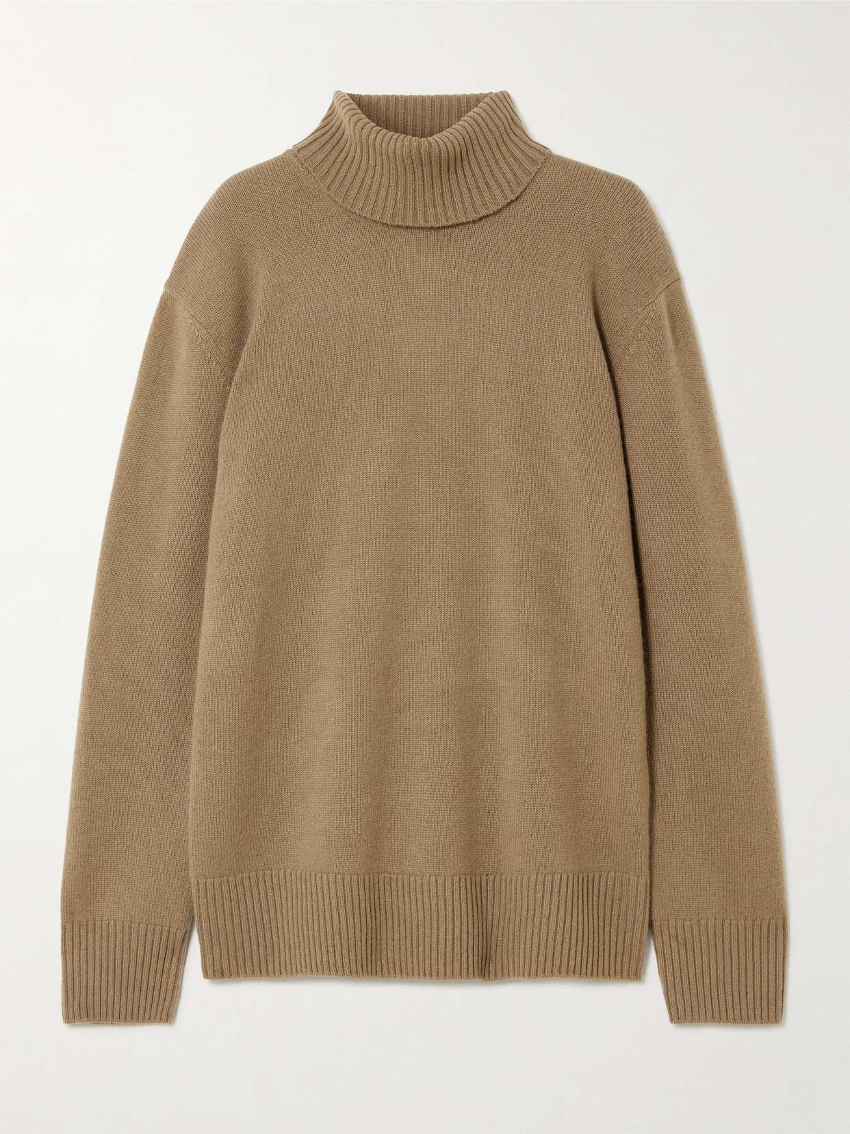 Totême Cashmere Turtleneck Sweater In Brown