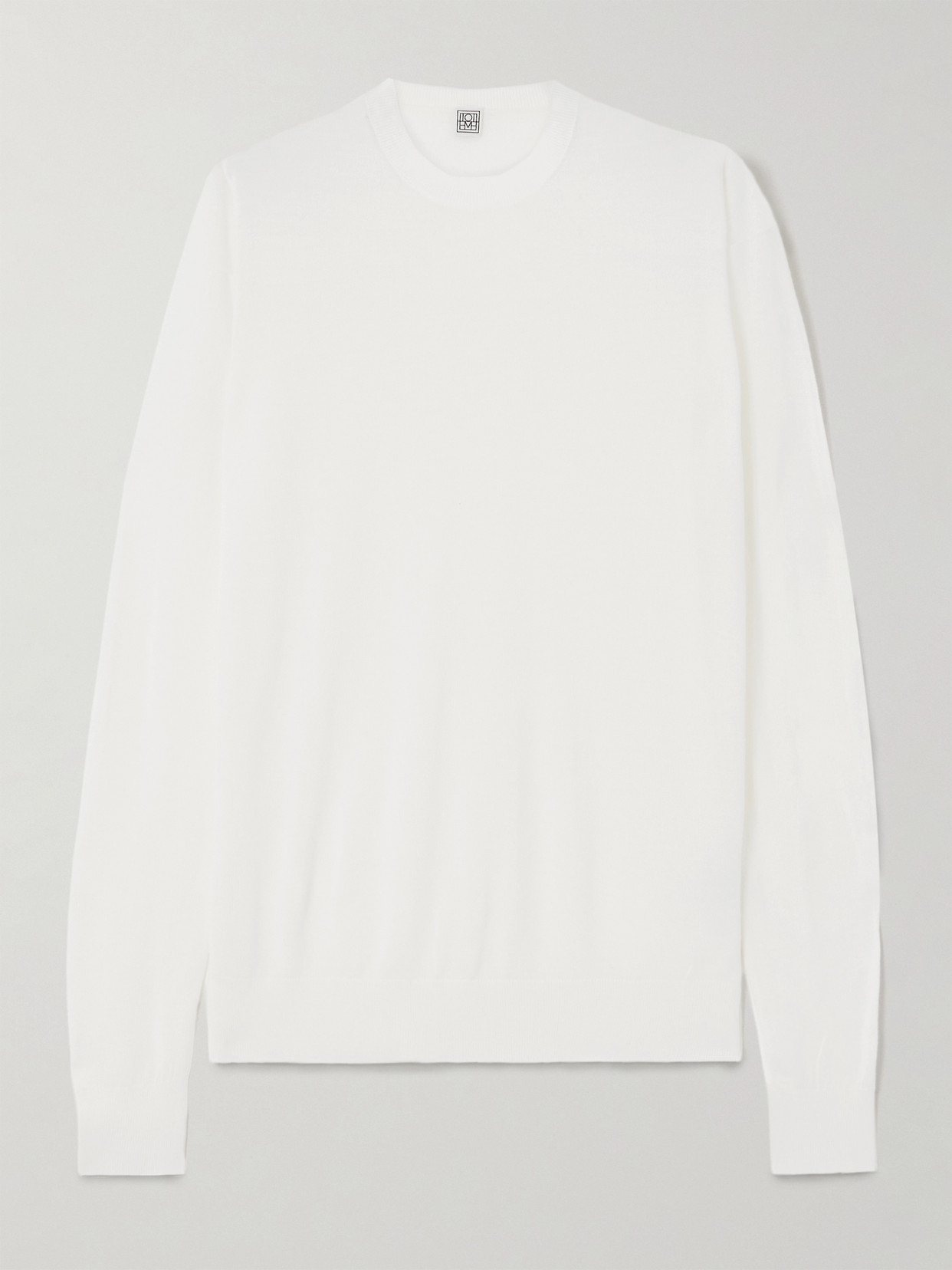 TOTEME - Garderob Wool And Silk-blend Sweater - Ecru
