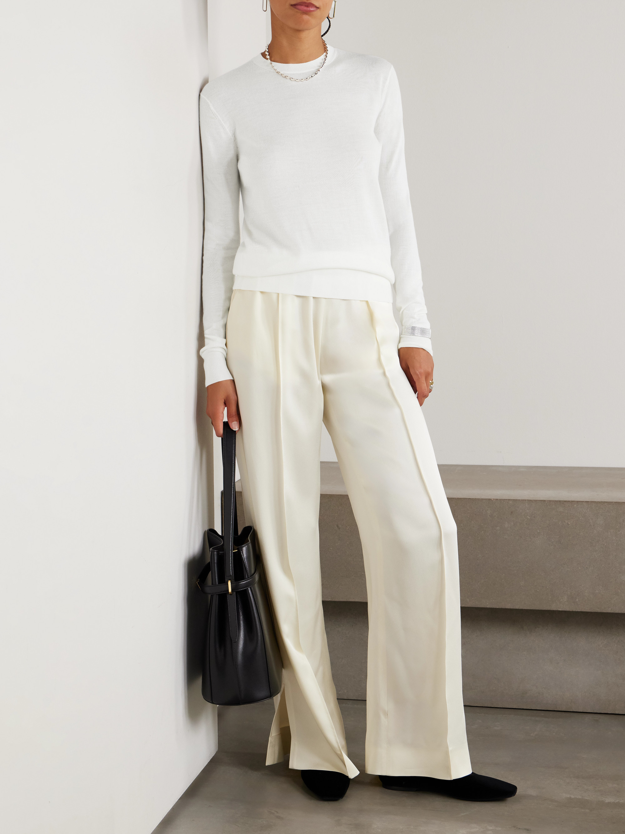 TOTEME - Garderob wool and silk-blend sweater | Plush