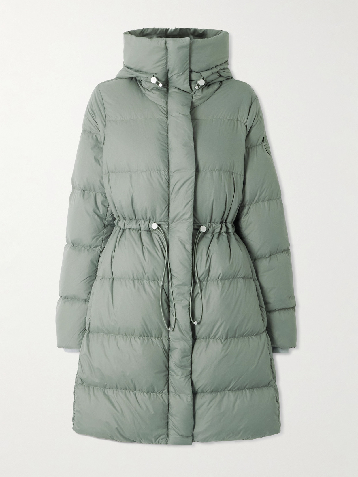 Canada Goose Montgomery Hooded Quilted Shell Down Coat In Green