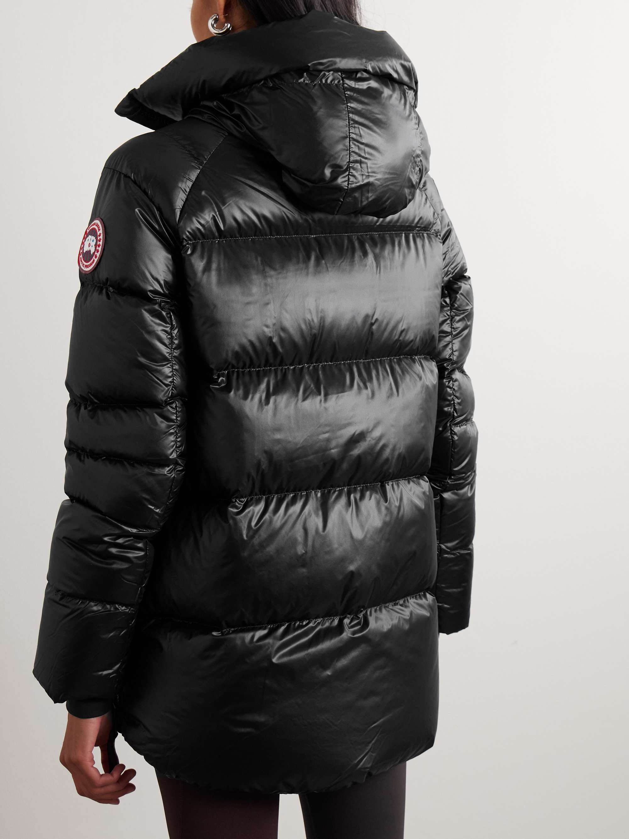 CANADA GOOSE Cypress hooded quilted recycled shell down jacket