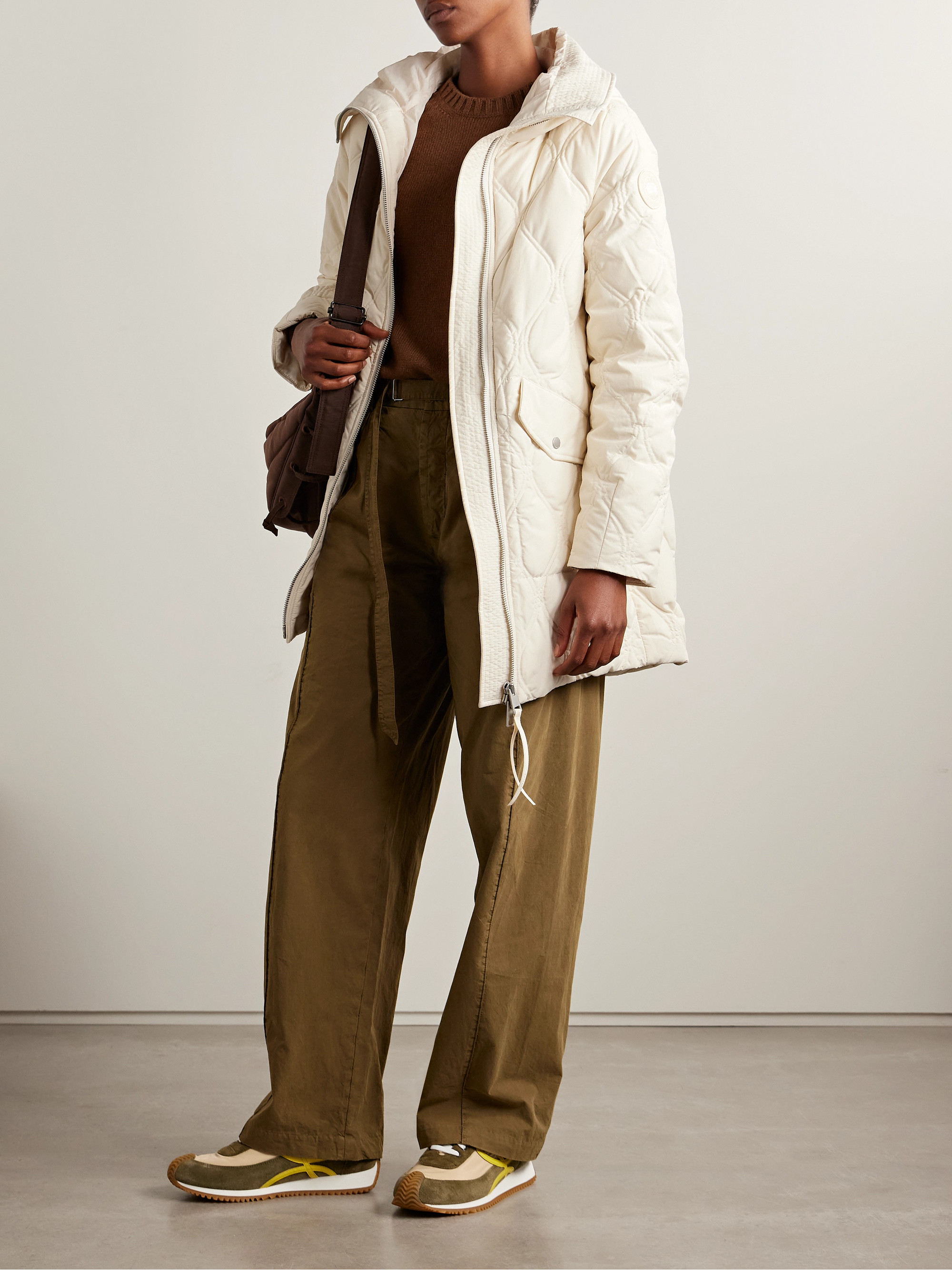 Canada Goose Alessia hooded quilted cotton-blend ripstop down coat