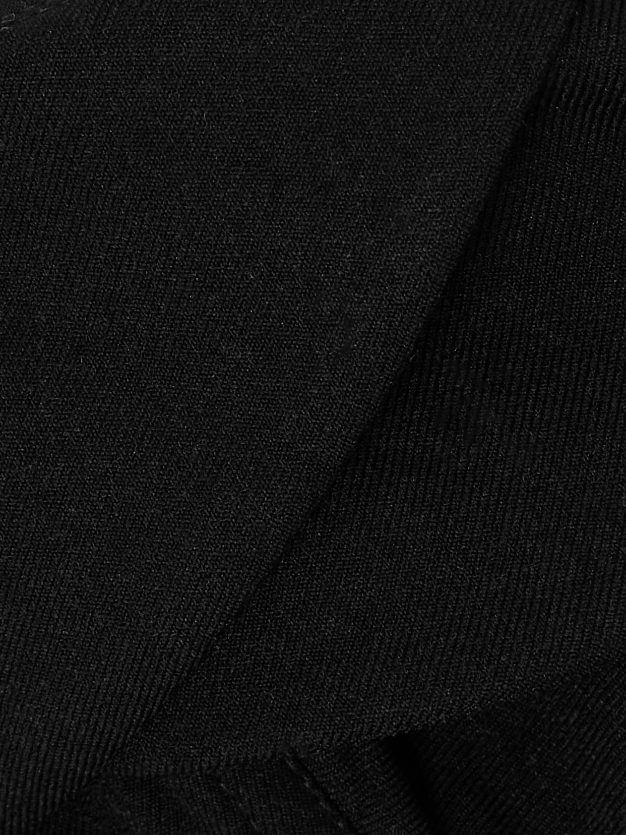Andres Otalora Latido Silente Strapless Twill Bustier Top In Black