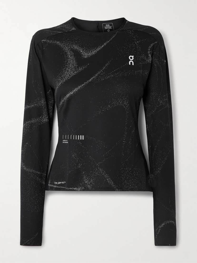 ON Lumos Performance Printed Recycled-jersey Top