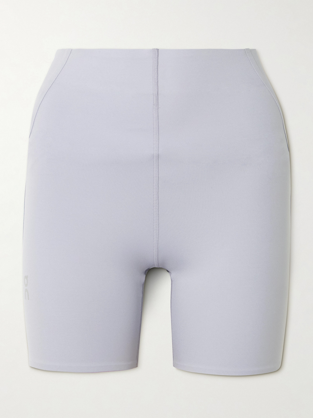 On Train Tights Stretch Recycled Shorts In White