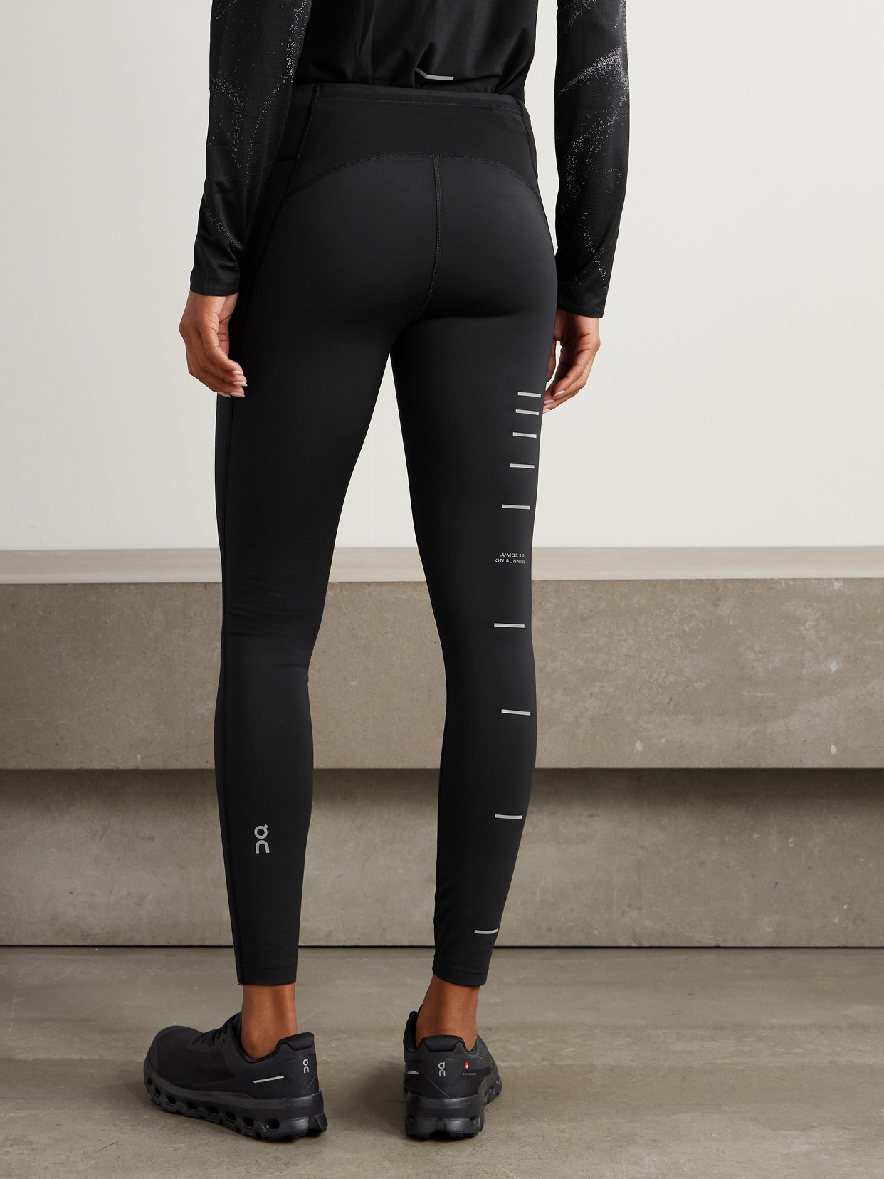 On Performance Recycled-jersey Leggings In Black