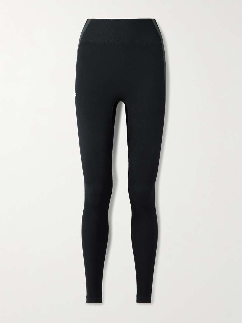 ON Studio Striped Ribbed Stretch Recycled Leggings