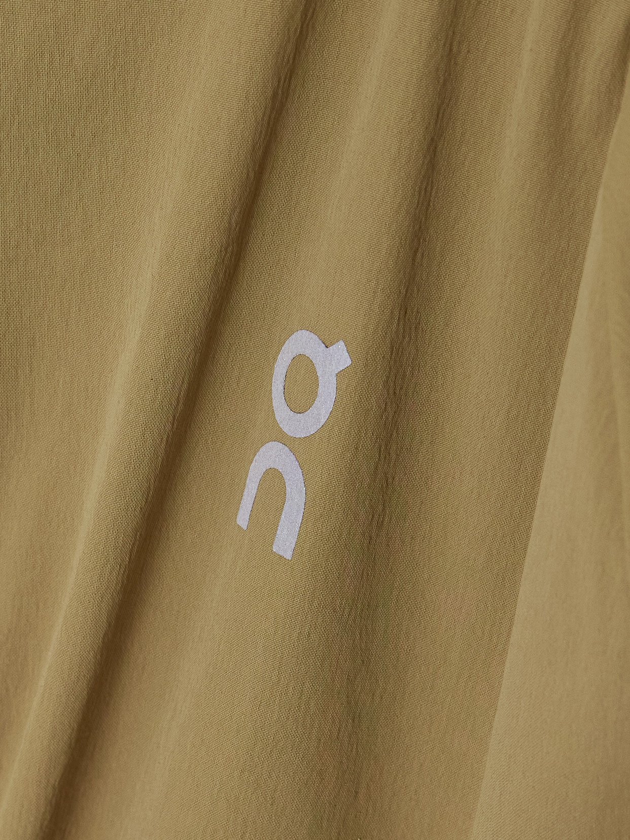 On All-day Stretch Recycled-shell Half-zip Sweater In Brown