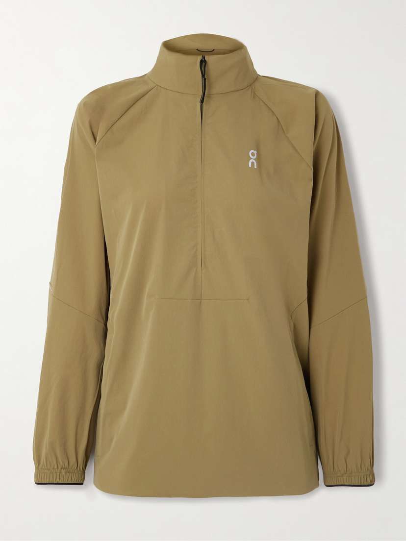 ON All-day Stretch Recycled-shell Half-zip Sweater